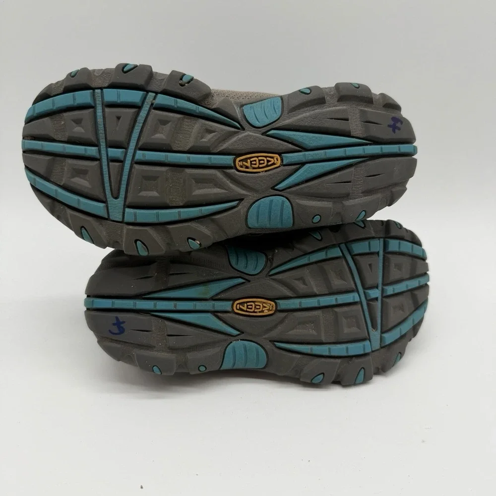 Keens Shoes Kid Size 11 Gray Blue Closed Toe Lace‎ Up Water